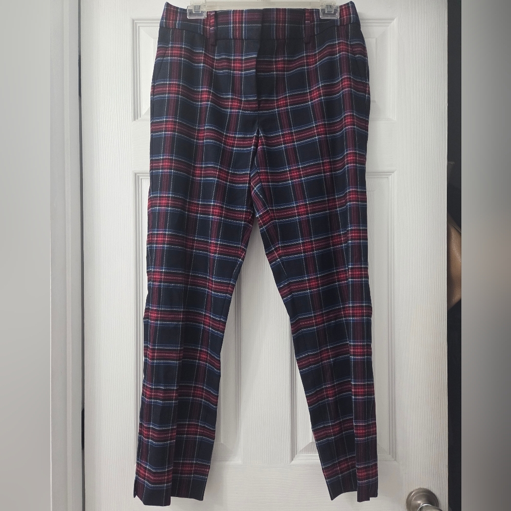 Talbots NWOT Womens Plaid Wool Dress Pants - Size 6